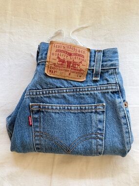 Levi's Light Blue Denim Short